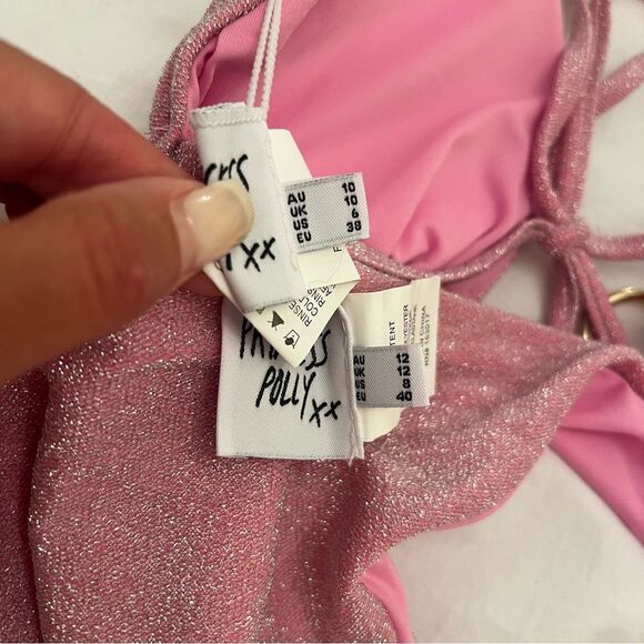 Princess Polly Pink Shimmer Bikini Set - Picture 5 of 5